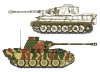 Hasegawa 30067 Tiger I &  Panther G German Army Main Battle Tank Combo 2 Kits 1/72